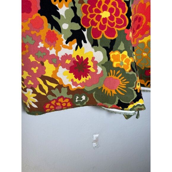 Zara 70's Trafaluc Collection Floral Romper Playsuit S Small Retro Floral Boho - Picture 8 of 8